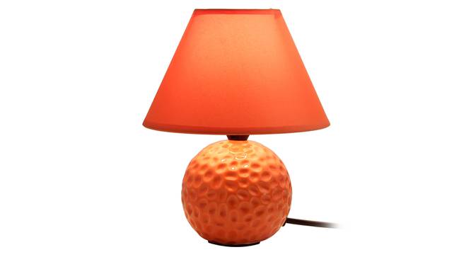 Elanur Table Lamp (Orange Finish) by Urban Ladder - Front View Design 1 - 316039