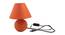 Elanur Table Lamp (Orange Finish) by Urban Ladder - Design 1 Side View - 316040