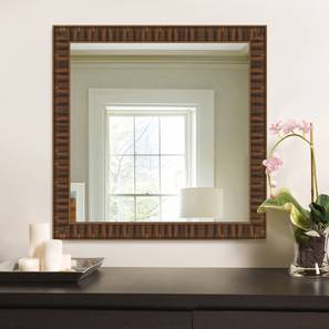 Wall Mirrors Design Mudra Mirror (Brown)