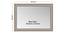 Chiara Bathroom Mirror (Silver) by Urban Ladder - Design 1 Side View - 316287