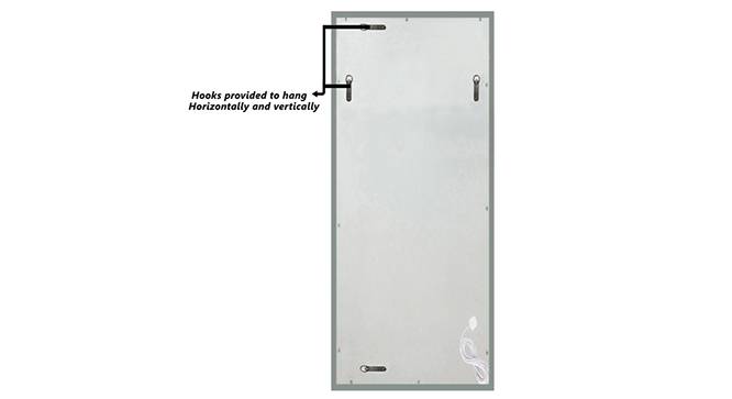 Cordell Bathroom Mirror (Silver) by Urban Ladder - Design 1 Side View - 316299