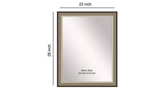 Pahal Mirror (Cream) by Urban Ladder - Front View Design 1 - 316319