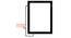 Pannini Mirror (Gold) by Urban Ladder - Design 1 Side View - 316326