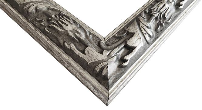 Samidh Mirror (Silver) by Urban Ladder - Design 1 Side View - 316341