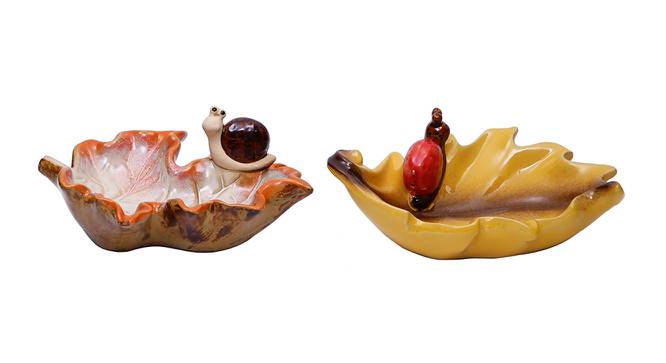 Abhi Showpiece - Set Of 2 (Yellow) by Urban Ladder - Design 1 Full View - 316346