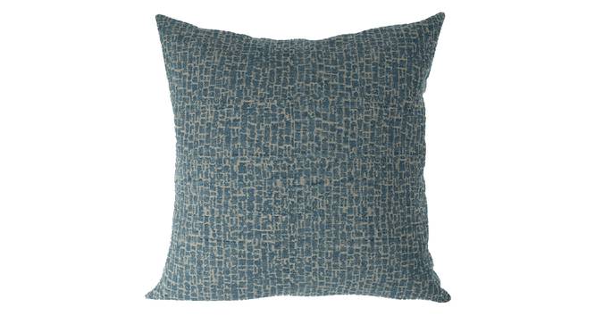 Bark Cushion Cover - Set Of 2 (Blue, 46 x 46 cm  (18" X 18") Cushion Size) by Urban Ladder - Front View Design 1 - 316461