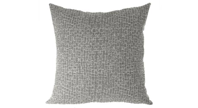 Bark Cushion Cover - Set Of 2 (Grey, 46 x 46 cm  (18" X 18") Cushion Size) by Urban Ladder - Front View Design 1 - 316467