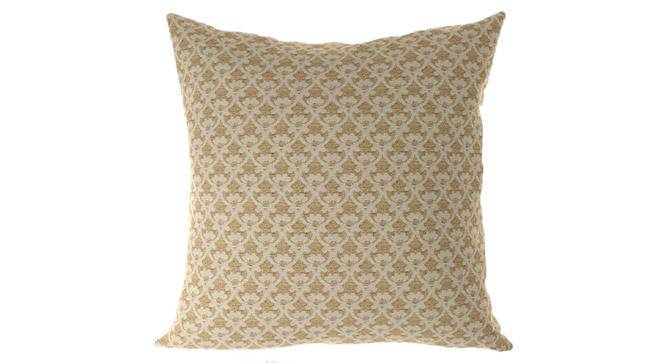 Gardenia Cushion Cover - Set Of 2 (Gold, 46 x 46 cm  (18" X 18") Cushion Size) by Urban Ladder - Front View Design 1 - 316476