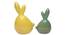 Bir Showpiece - Set Of 2 (Yellow) by Urban Ladder - Cross View Design 1 - 316576
