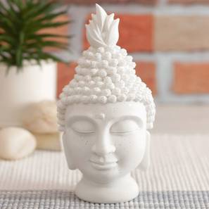 Buddha Statue Design Multi Coloured Resin Showpiece