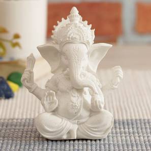 Ganesha Idols Design Multi Coloured Resin Showpiece