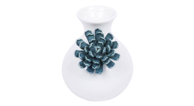 Hristo Vase (White) by Urban Ladder - Front View Design 1 - 317499