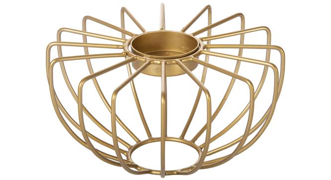 Berilo Tea light Holder (Gold) by Urban Ladder - Cross View Design 1 - 317665