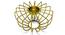 Berilo Tea light Holder (Gold) by Urban Ladder - Rear View Design 1 - 317666