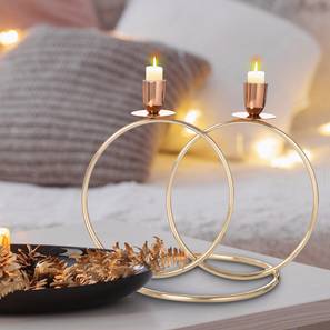 URBN LIVING ® Lot de 3 bougeoirs en Verre Ronde Verre Small Set of 3 Round Glass Candle Holders 
