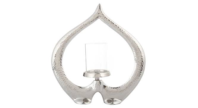 Nonna Candle Holder (Silver) by Urban Ladder - Front View Design 1 - 317742