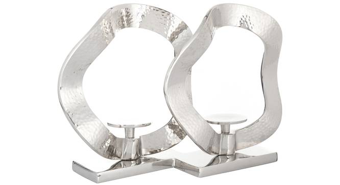 Asya Candle Holder (Silver) by Urban Ladder - Cross View Design 1 - 317747