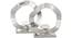 Asya Candle Holder (Silver) by Urban Ladder - Rear View Design 1 - 317748