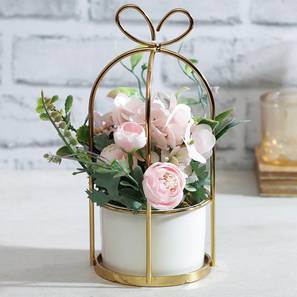 Artificial Plants Design Pink Fabric Artificial Plant