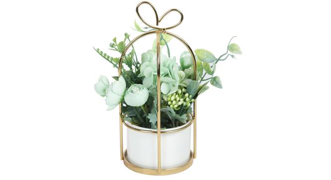 Eleonora Artificial Plant With Pot (Green) by Urban Ladder - Design 1 Full View - 317851