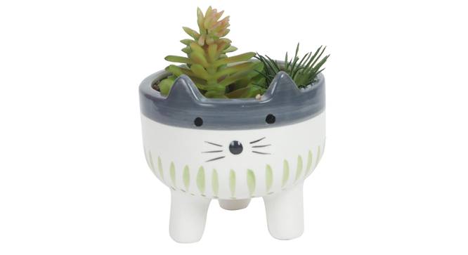 Alice Artificial Plant With Pot (Green) by Urban Ladder - Design 1 Full View - 317923