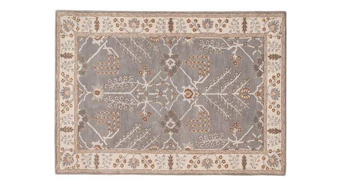Armaan Hand Tufted Carpet (152 x 244 cm  (60" x 96") Carpet Size, Antique White) by Urban Ladder - Cross View Design 1 - 318085