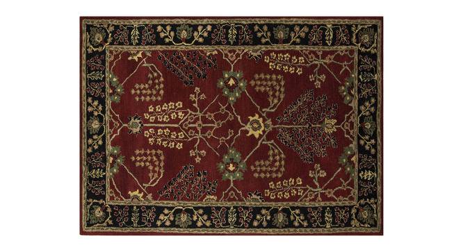 Armaan Hand Tufted Carpet (Red, 171 x 244 cm (67" x 96") Carpet Size) by Urban Ladder - Cross View Design 1 - 318089