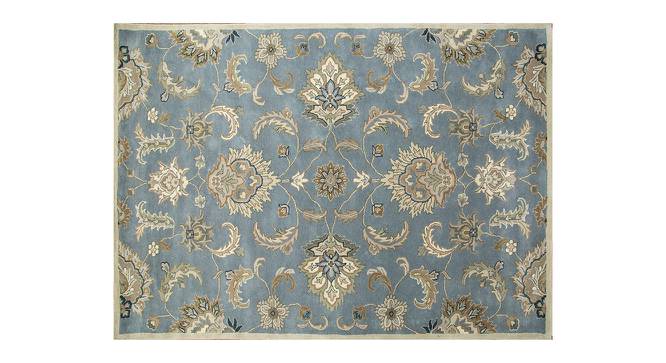 Faiz Hand Tufted Carpet (152 x 244 cm  (60" x 96") Carpet Size, Skyline Blue) by Urban Ladder - Cross View Design 1 - 318129