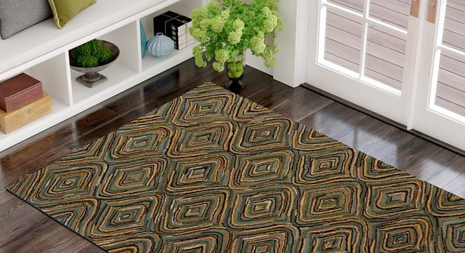 Balwin Carpet (122 x 183 cm  (48" x 72") Carpet Size, Hand Tufted Carpet Type) by Urban Ladder - Front View Design 1 - 318180