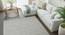 Damita Carpet (Ivory, Hand Tufted Carpet Type, 160 x 190 cm (63" x 75") Carpet Size) by Urban Ladder - Front View Design 1 - 318196