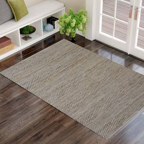 Dhurries Design Naia Dhurrie (Brown, 122 x 183 cm  (48" x 72") Carpet Size)
