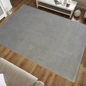 Carpet Design Beige Abstract Hand Tufted Wool Carpet