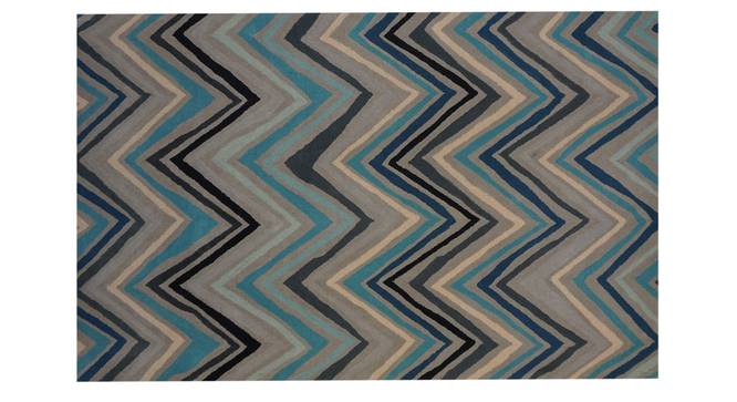 Mola Carpet (Blue, 152 x 244 cm  (60" x 96") Carpet Size, Hand Tufted Carpet Type) by Urban Ladder - Front View Design 1 - 318252