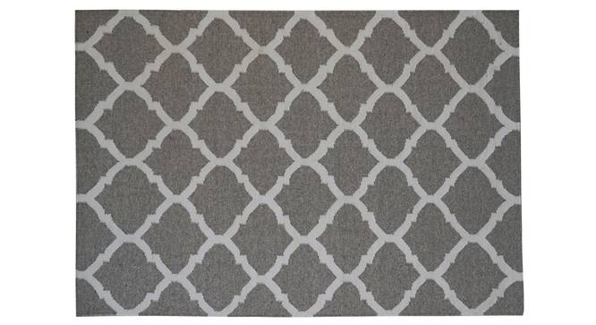 Styrin Dhurrie (Brown, 122 x 183 cm  (48" x 72") Carpet Size) by Urban Ladder - Design 1 Side View - 318261