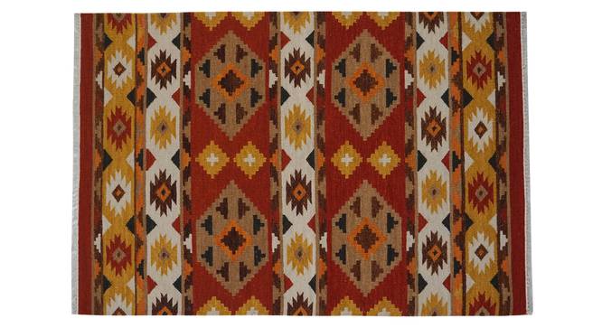 Romonus Dhurrie (122 x 183 cm  (48" x 72") Carpet Size) by Urban Ladder - Design 1 Side View - 318269