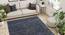 Victoria Carpet (152 x 244 cm  (60" x 96") Carpet Size, Dark Blue, Hand Tufted Carpet Type) by Urban Ladder - Front View Design 1 - 318312