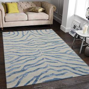 Designs View Design Ivory Abstract Hand Tufted Wool 4 X 6 Feet Carpet