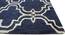 Amiens Carpet (152 x 244 cm  (60" x 96") Carpet Size, Dark Blue, Hand Tufted Carpet Type) by Urban Ladder - Design 1 Close View - 318326