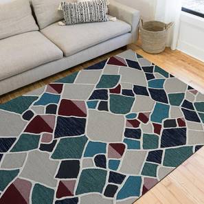 Carpet Gifting Corner Design Multi Coloured Abstract Hand Tufted Wool Carpet