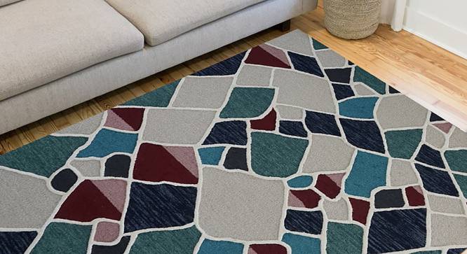 Calias Carpet (152 x 244 cm  (60" x 96") Carpet Size, Hand Tufted Carpet Type) by Urban Ladder - Front View Design 1 - 318328