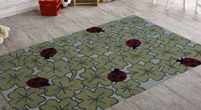 Bug's World Kids Carpet (122 x 183 cm  (48" x 72") Carpet Size, Hand Tufted Carpet Type) by Urban Ladder - Front View Design 1 - 318332