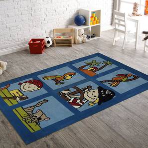 Kids Carpet Design Counting Numbers Kids Carpet (122 x 183 cm  (48" x 72") Carpet Size, Hand Tufted Carpet Type)