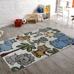 Kids Carpets Design Into the Wild Kids Carpet (Hand Tufted Carpet Type, 4 x 6 Feet Carpet Size)