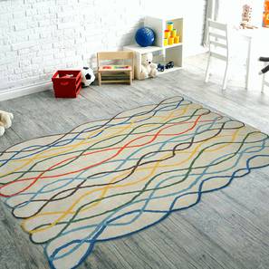 Kids Carpet Design Into the Wild Kids Carpet (Multi Colour, Hand Tufted Carpet Type, 4 x 6 Feet Carpet Size)