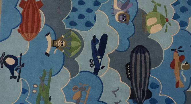 Popeye Kids Carpet (122 x 183 cm  (48" x 72") Carpet Size, Hand Tufted Carpet Type) by Urban Ladder - Design 1 Side View - 318405