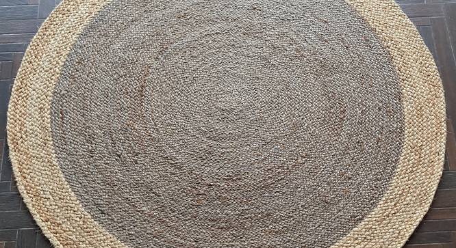 Potunia Dhurrie (120 x 120 cm (48" x 48") Carpet Size) by Urban Ladder - Design 1 Side View - 318425