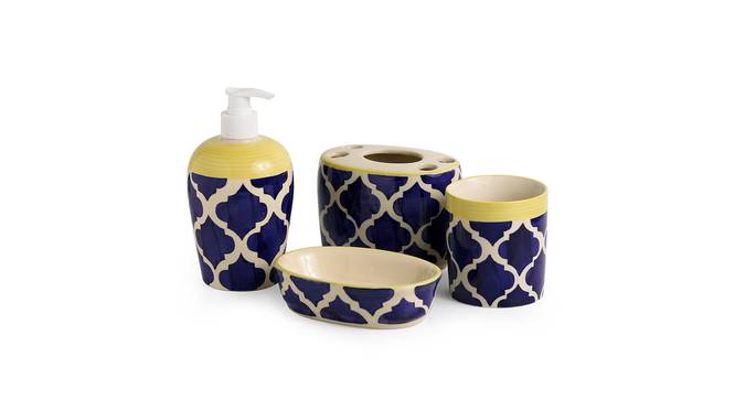 Galen Bathroom Accessory Set of 4 by Urban Ladder - Front View Design 1 - 318460