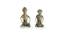 sayonee Showpiece-Set of 2 (Gold) by Urban Ladder - Front View Design 1 - 318569