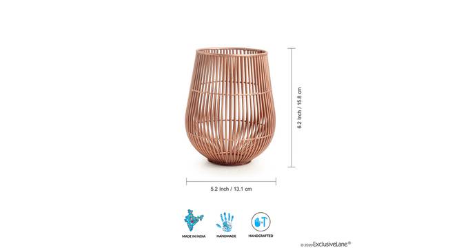 Ileena Tealight Holder (Copper) by Urban Ladder - Front View Design 1 - 318914