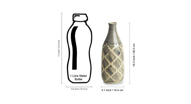 Adhiri Vase (Table Vase Type) by Urban Ladder - Design 1 Side View - 319200